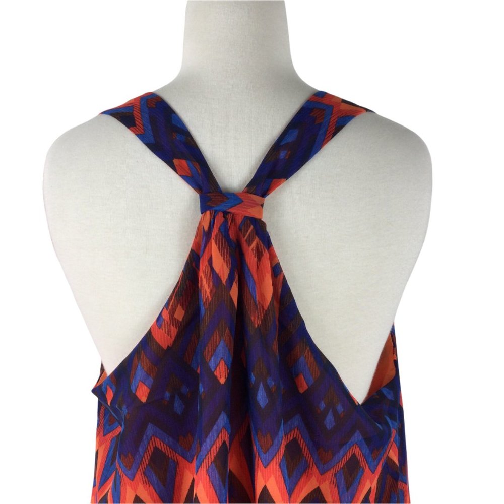 Gap Racer Back Aztec Pattern Dressy Tank, Large - Picture 5 of 8